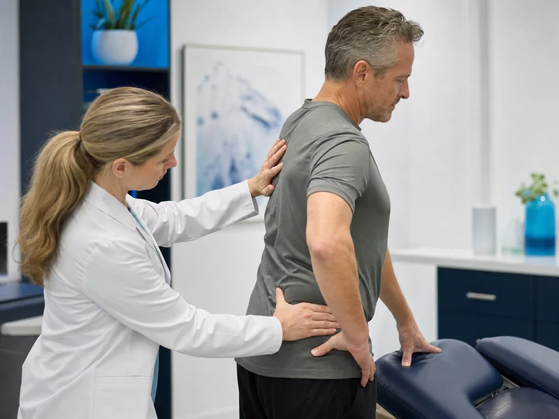 Back Pain assessment at Core Medical Center in Blue Springs, MO