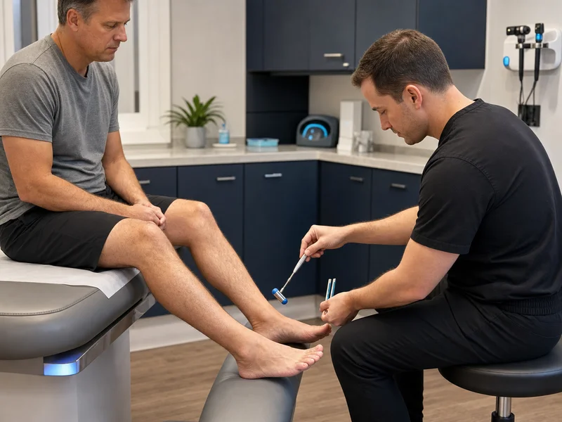 Neuropathy assessment at Core Medical Center in Blue Springs, MO
